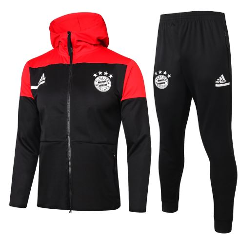 Chándal Bayern Munich 2020/21 - Rojo/Negro - Haga click en la imagen para cerrar